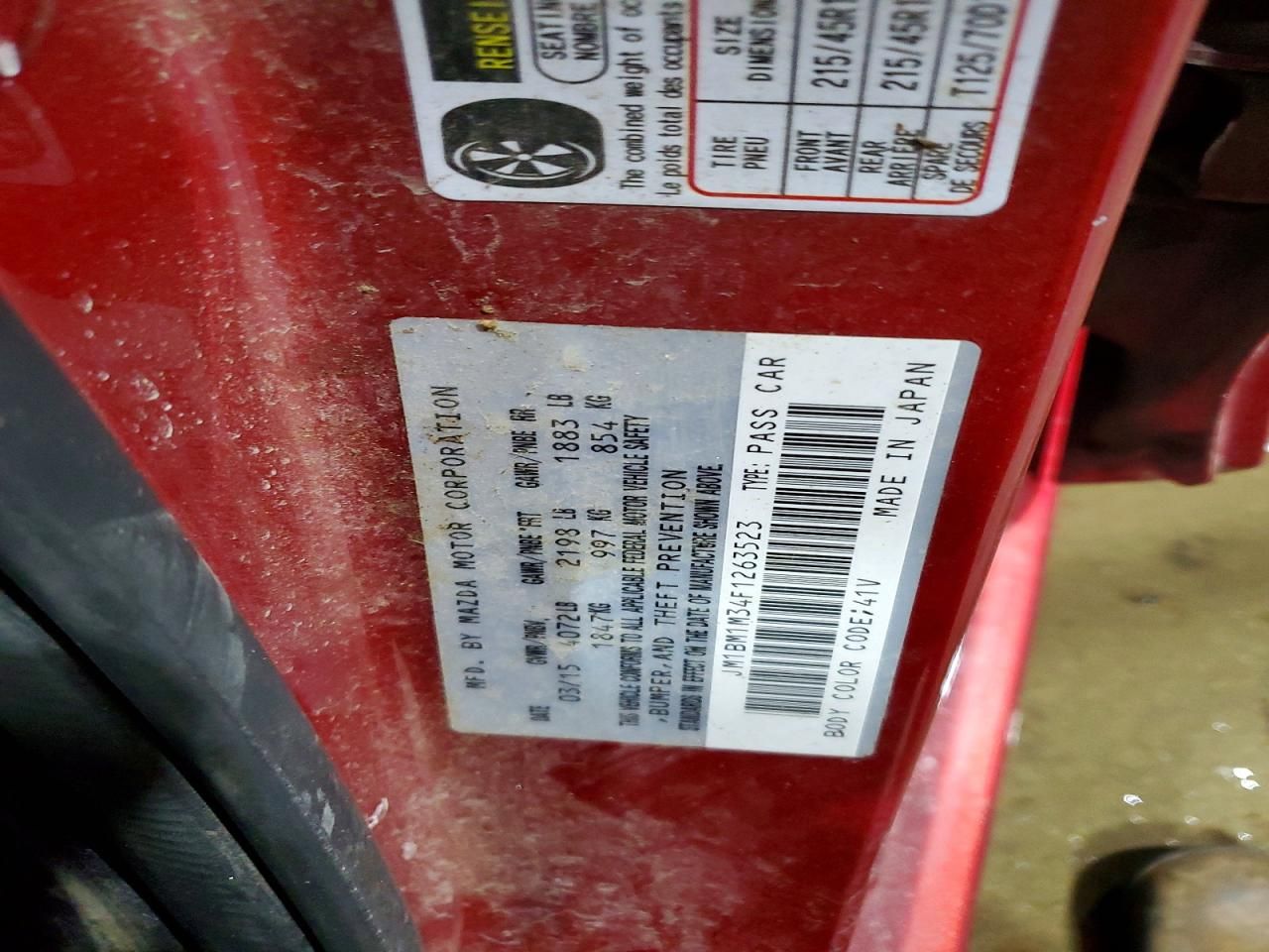 2015 Mazda 3 Grand Touring