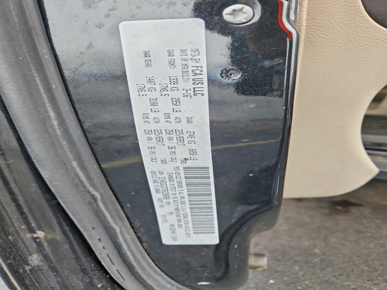 2016 Dodge Grand Caravan sxt