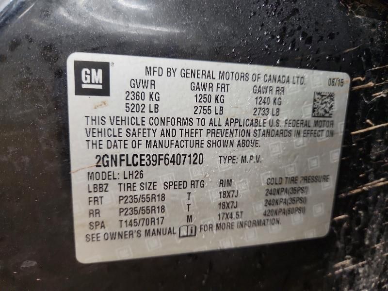 2015 Chevrolet Equinox lt