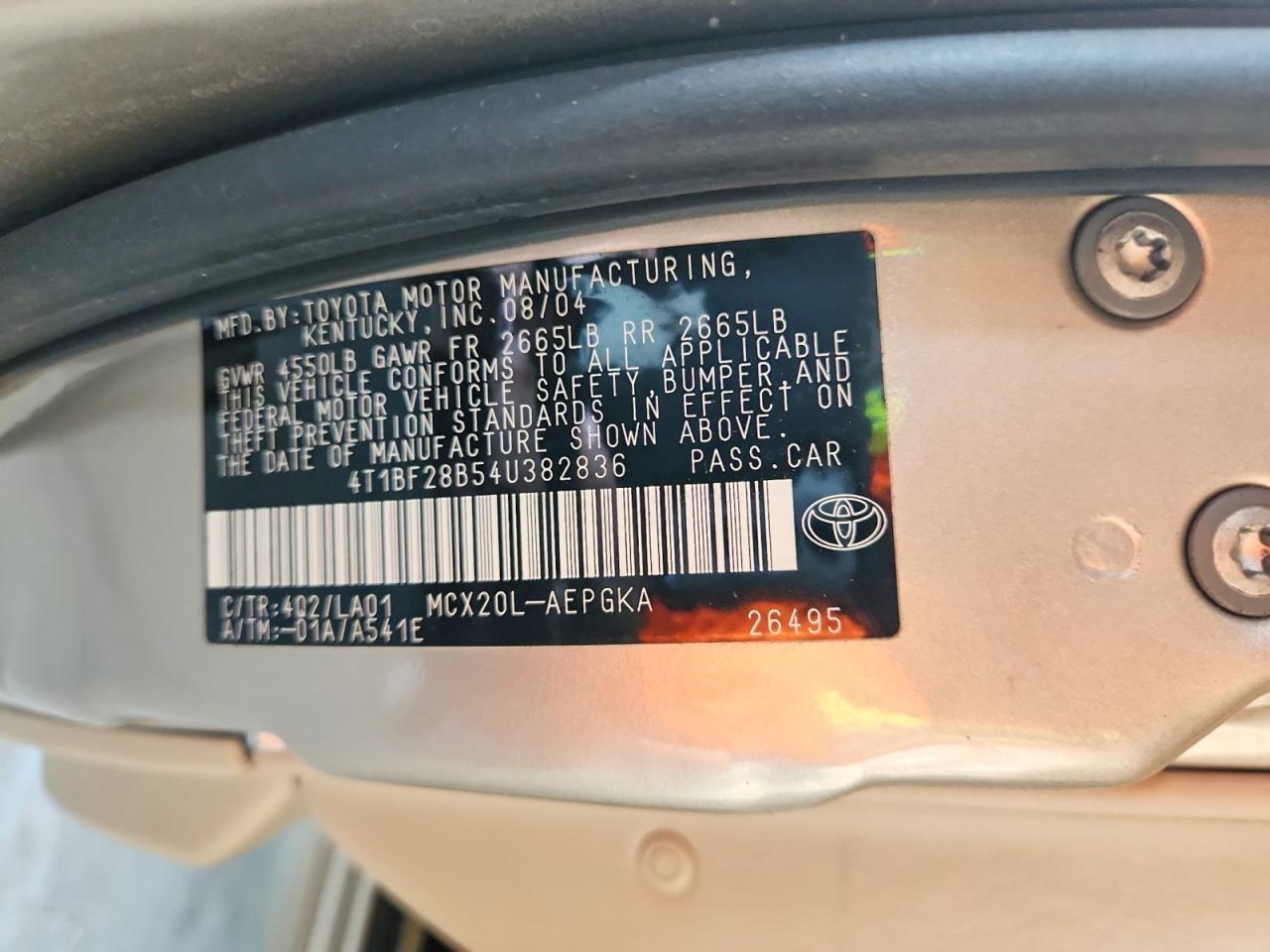 2004 Toyota Avalon xl