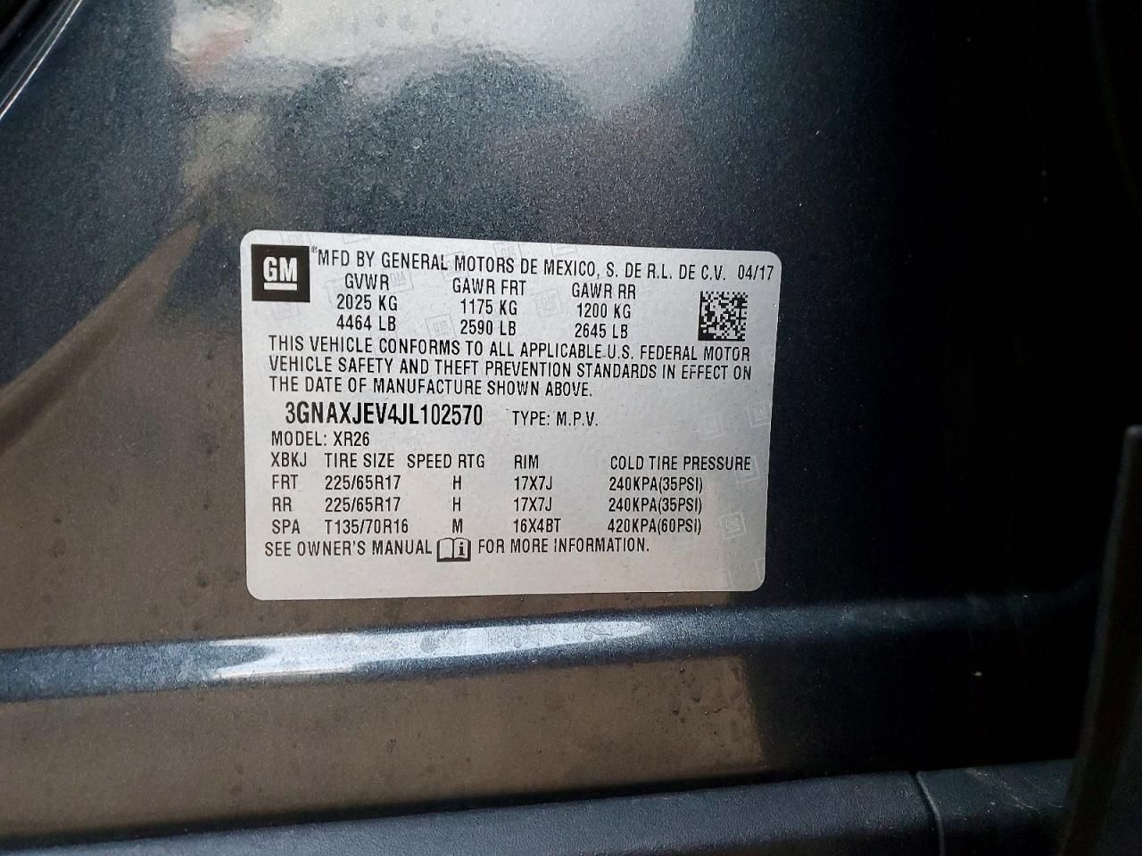 2018 Chevrolet Equinox lt