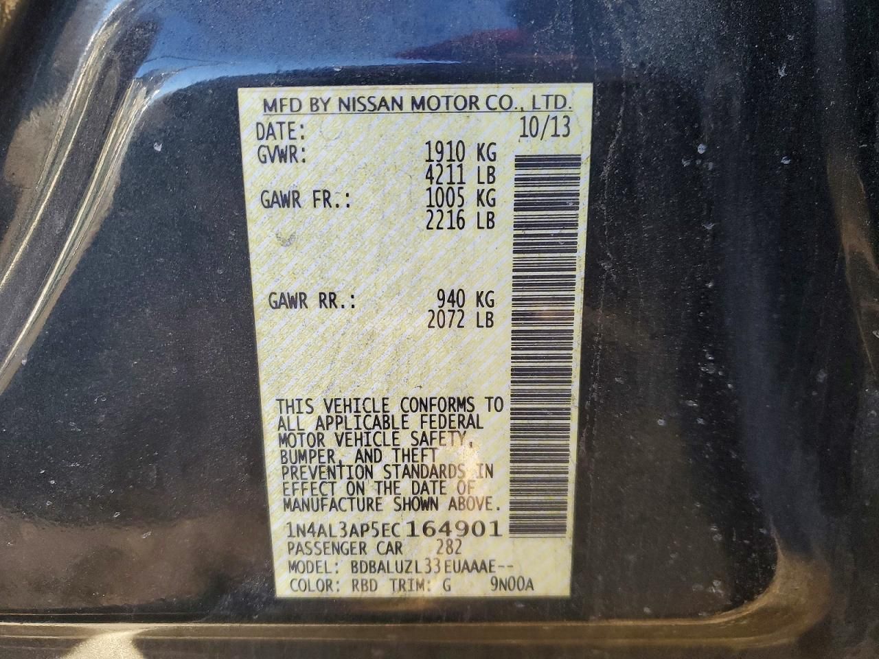 2014 Nissan Altima 2.5