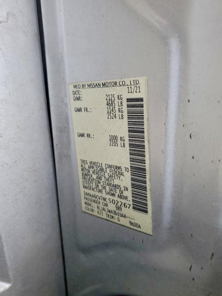 2022 Nissan Maxima sv