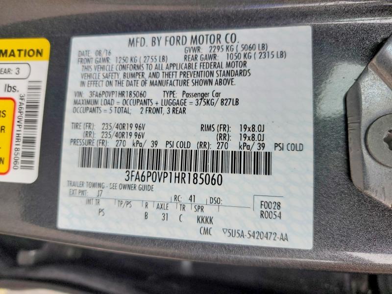 2017 Ford Fusion Sport