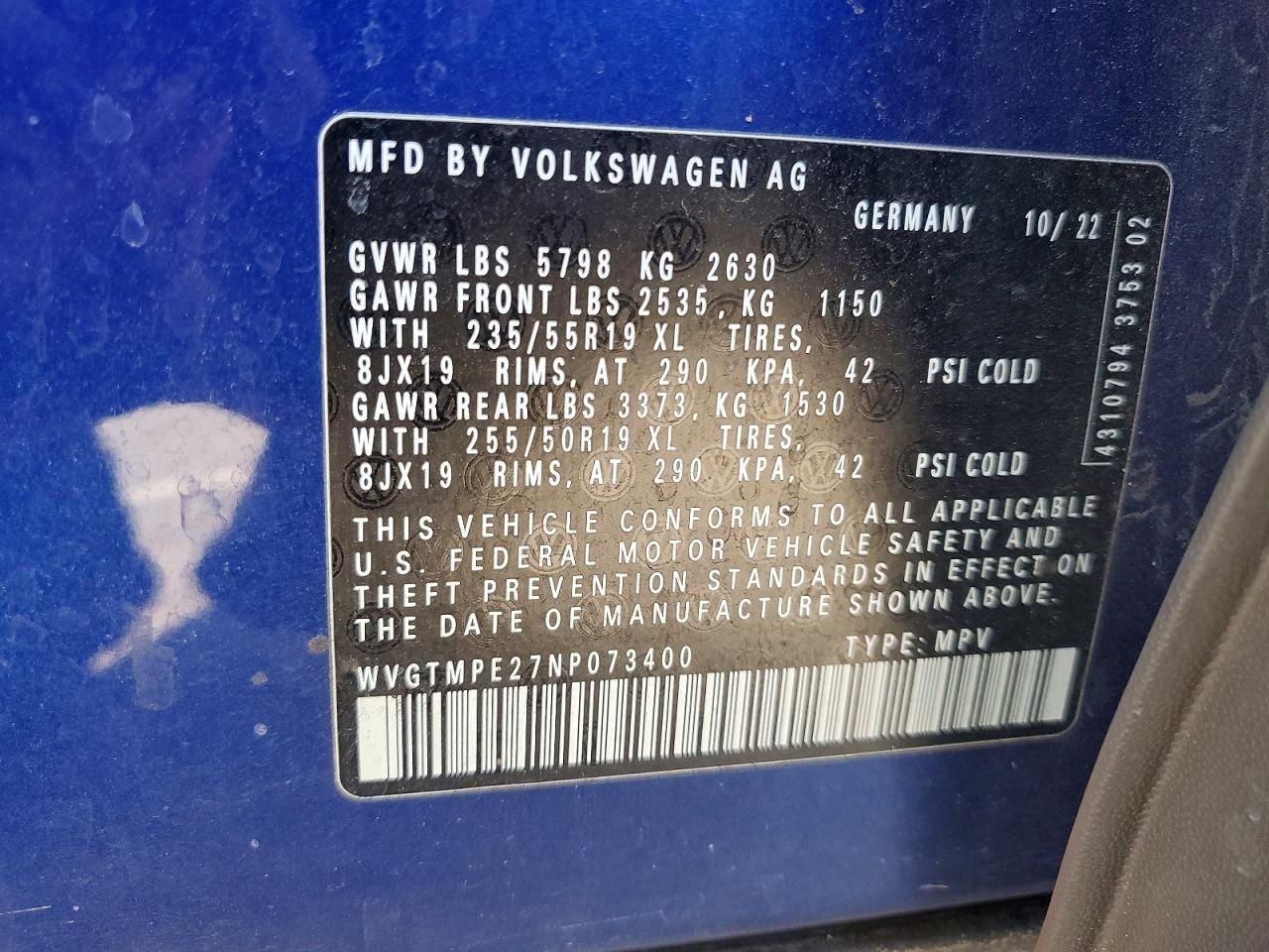 2022 Volkswagen Id.4 pro s