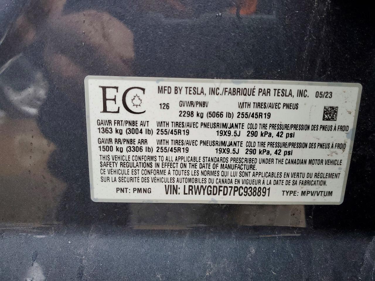 2023 Tesla Model y