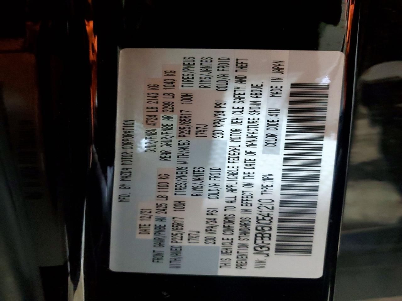 2022 Mazda Cx-5 Select