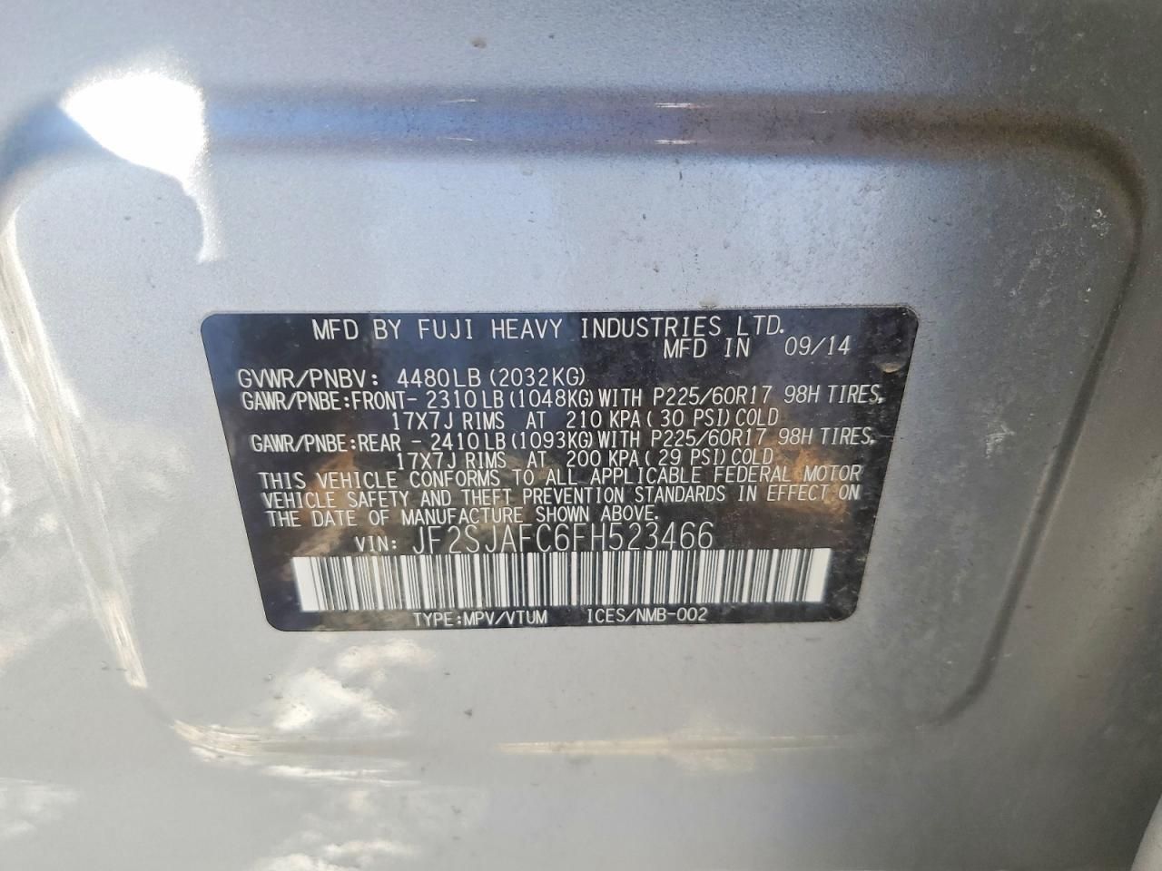 2015 Subaru Forester 2.5i Premium