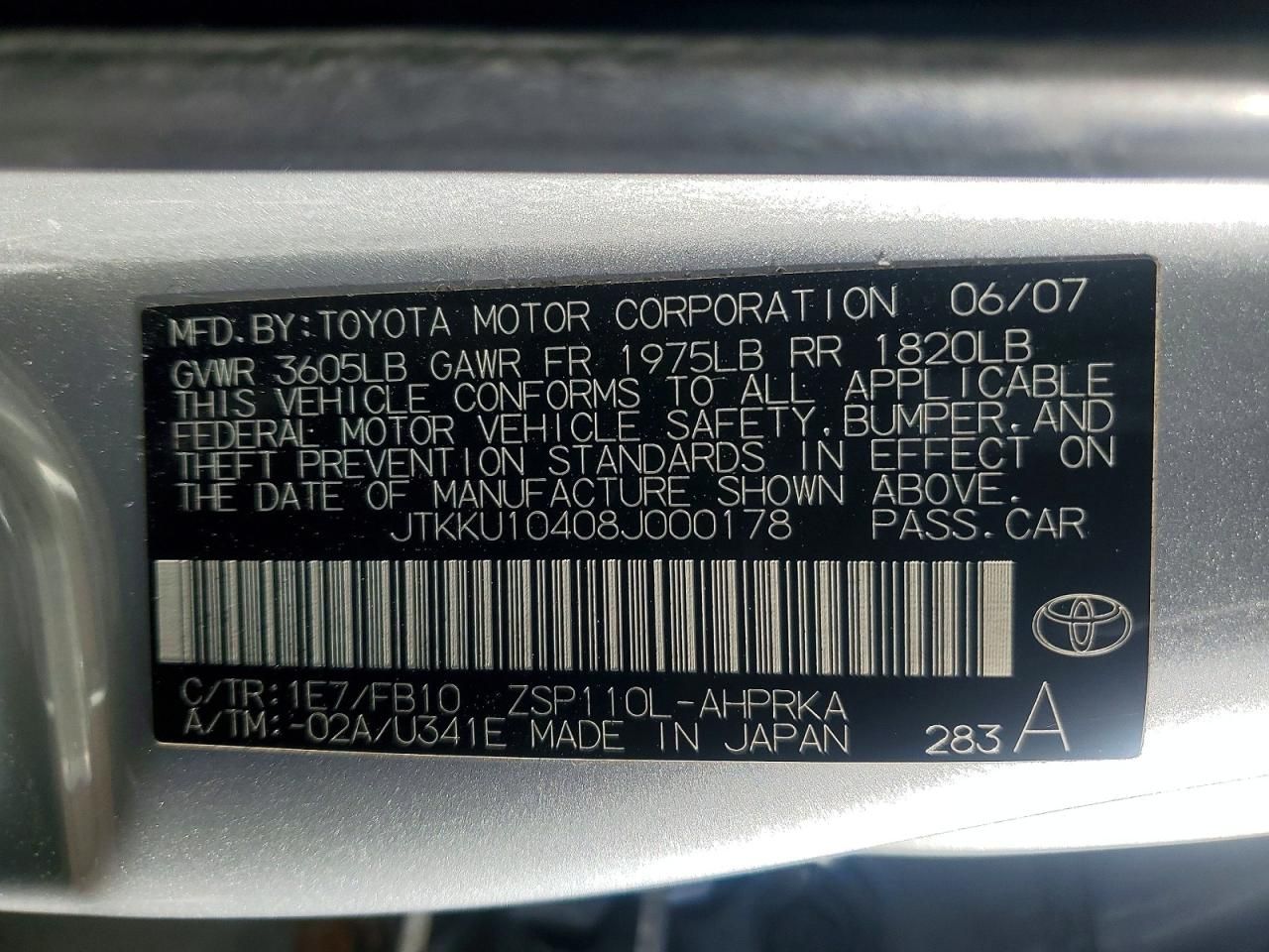 2008 Scion XD