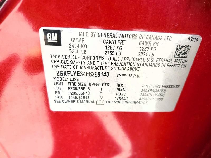 2014 GMC Terrain slt