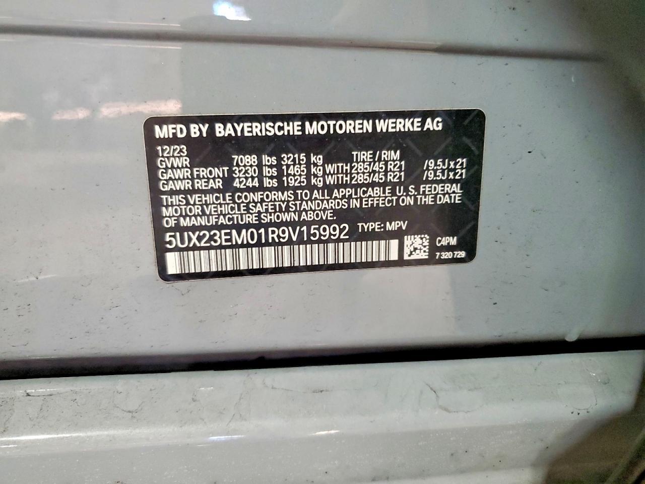 2024 BMW X7 Xdrive40i