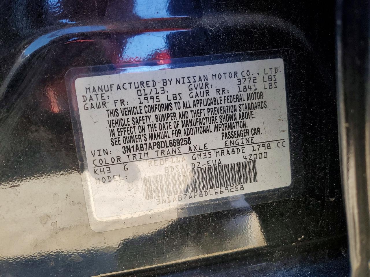 2013 Nissan Sentra s