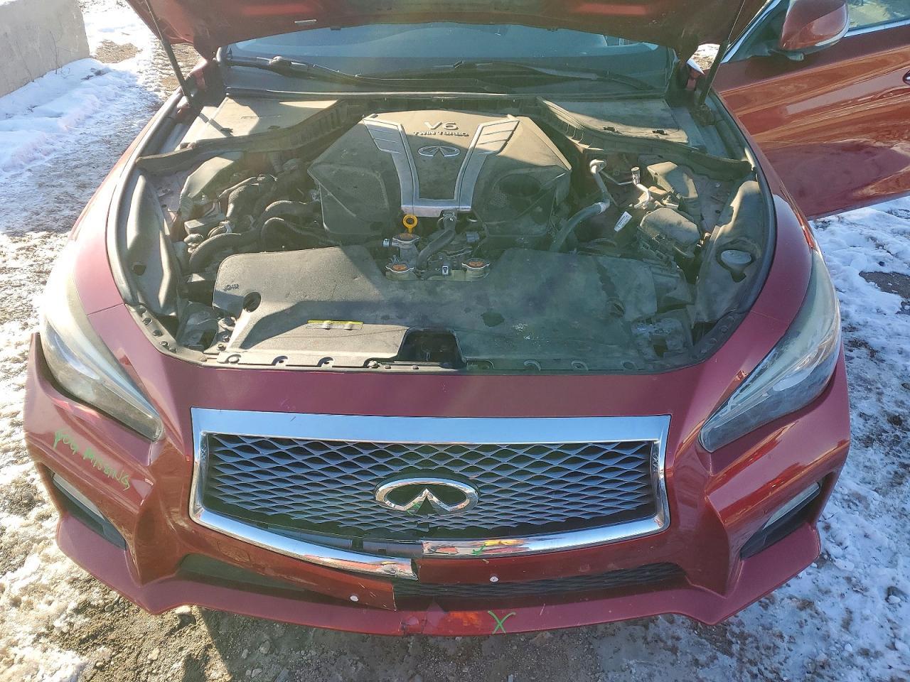 2016 Infiniti Q50 red Sport 400