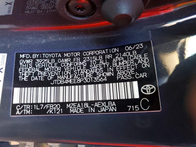 2023 Toyota Corolla le