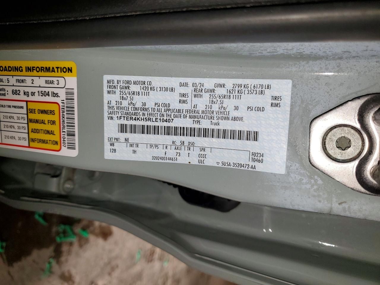 2024 Ford Ranger Lariat