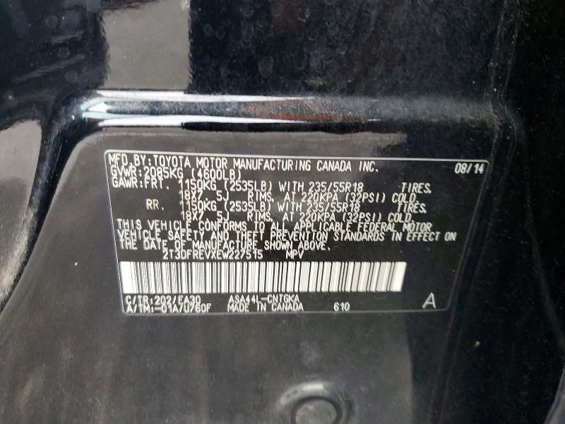 2014 Toyota Rav4 Limited