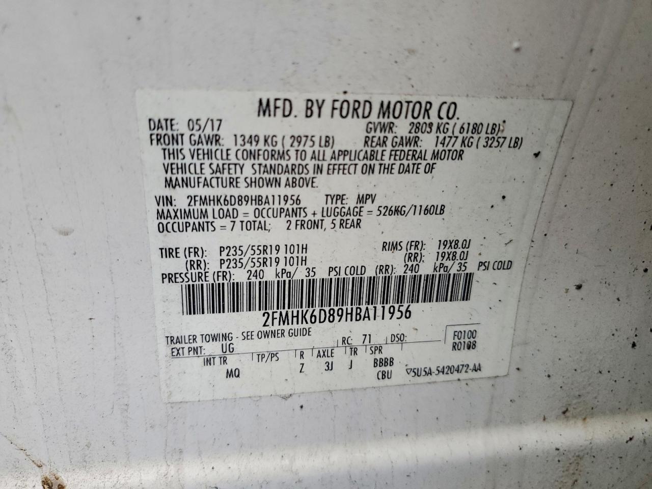 2017 Ford Flex Limited