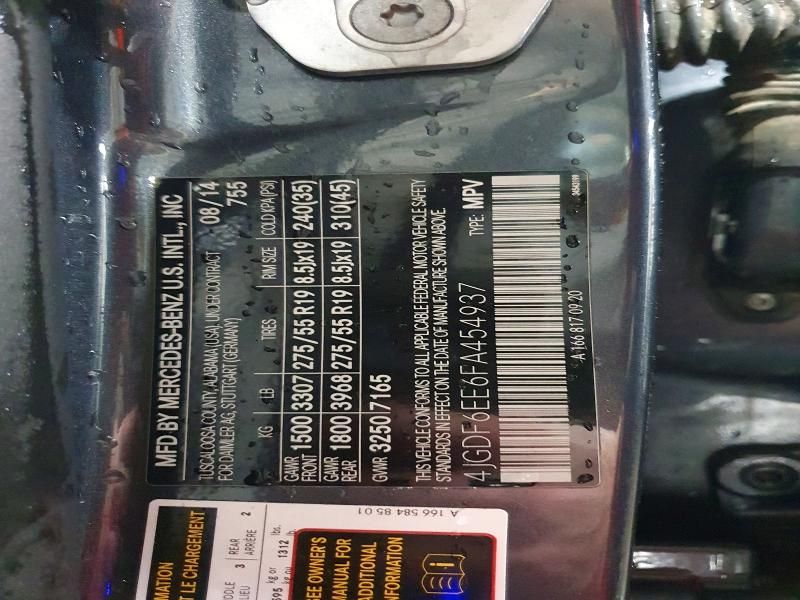 2015 Mercedes-Benz Gl 450 4matic