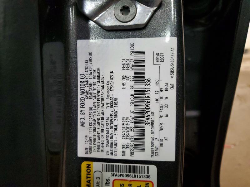 2020 Ford Fusion Titanium