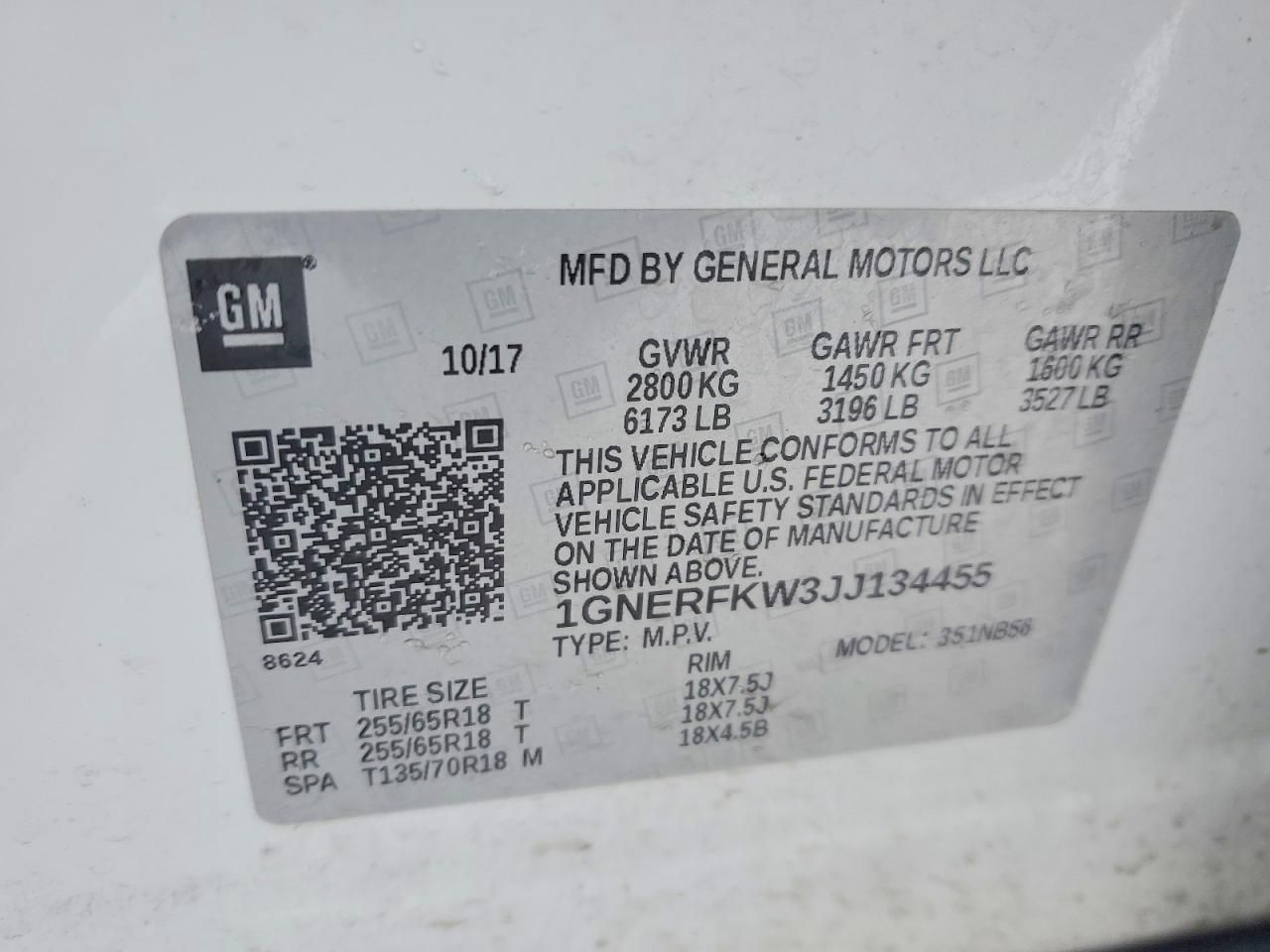 2018 Chevrolet Traverse ls