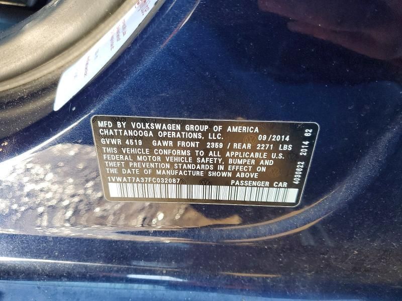 2015 Volkswagen Passat s