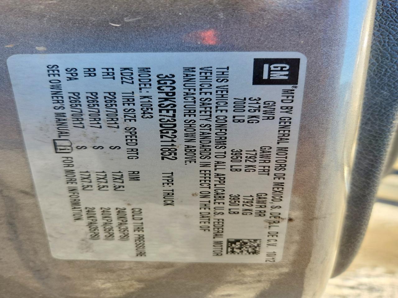 2013 Chevrolet Silverado K1500 LT