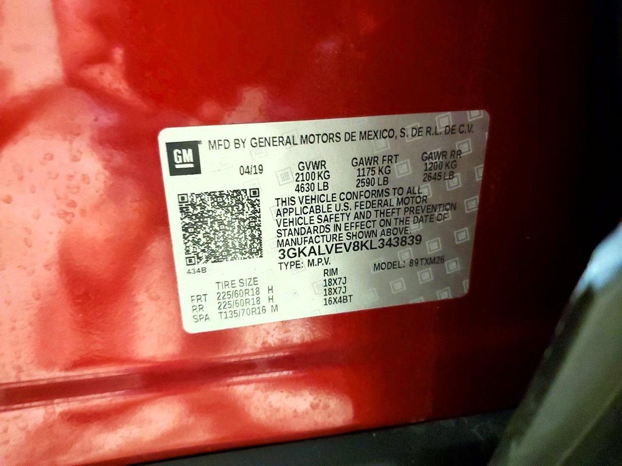 2019 GMC Terrain slt