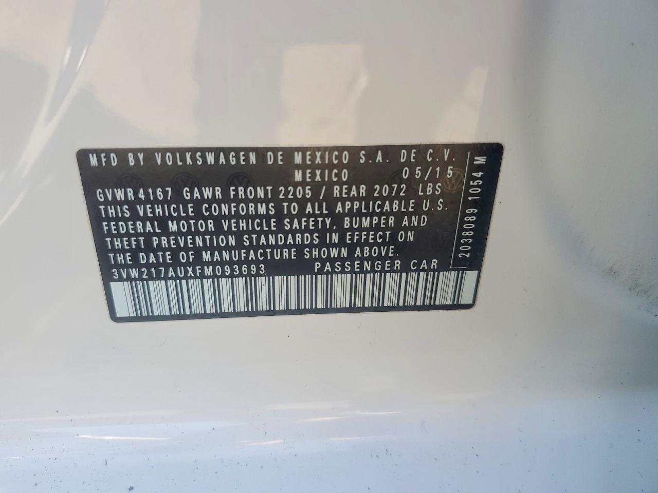 2015 Volkswagen Golf