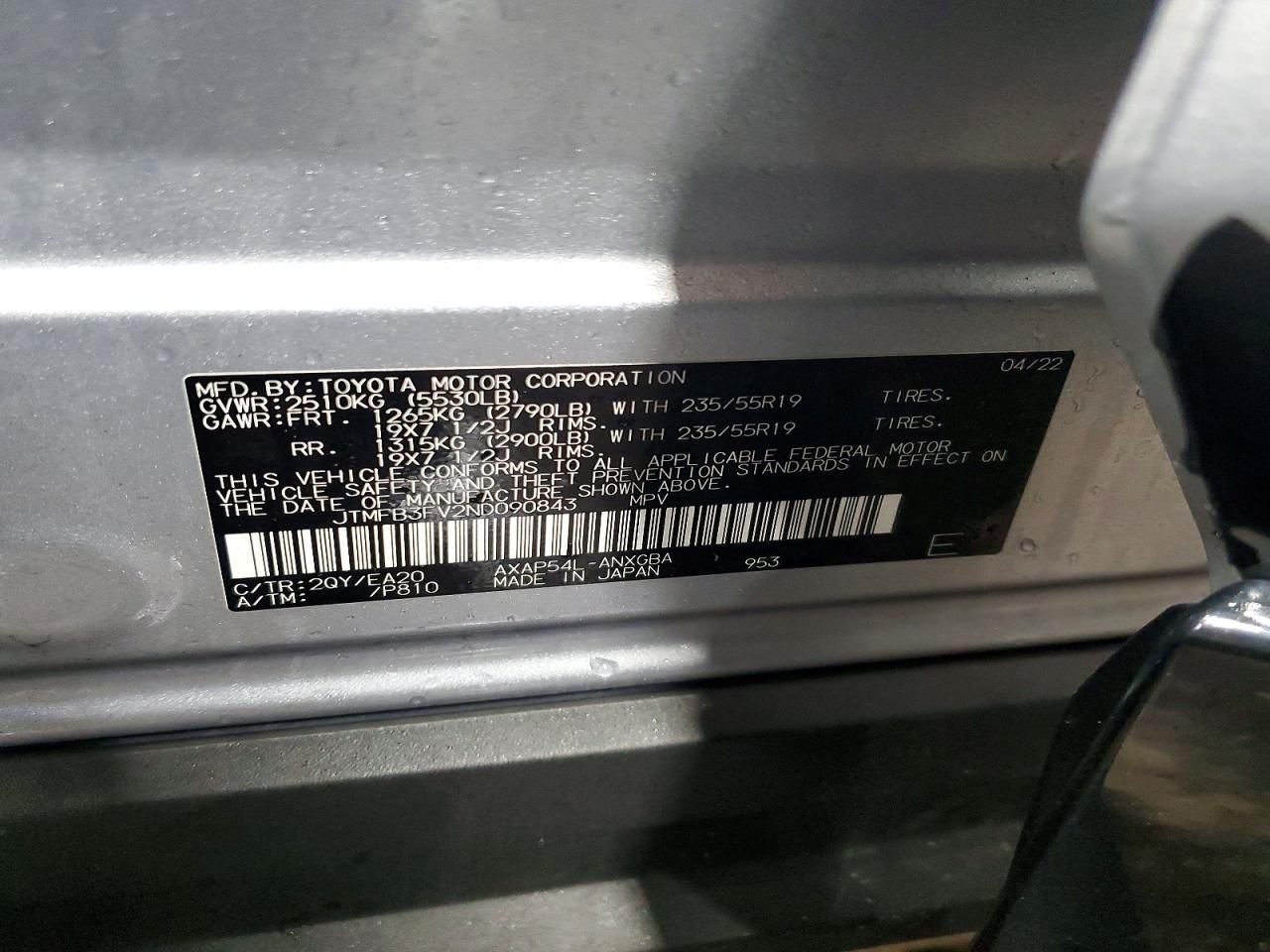 2022 Toyota Rav4 Prime xse