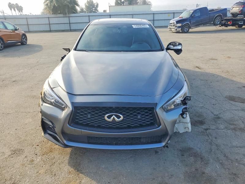 2021 Infiniti Q50 red Sport 400