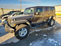 Salvage cars for sale from Copart Haslet, TX: 2017 Jeep Wrangler Unlimited Sport