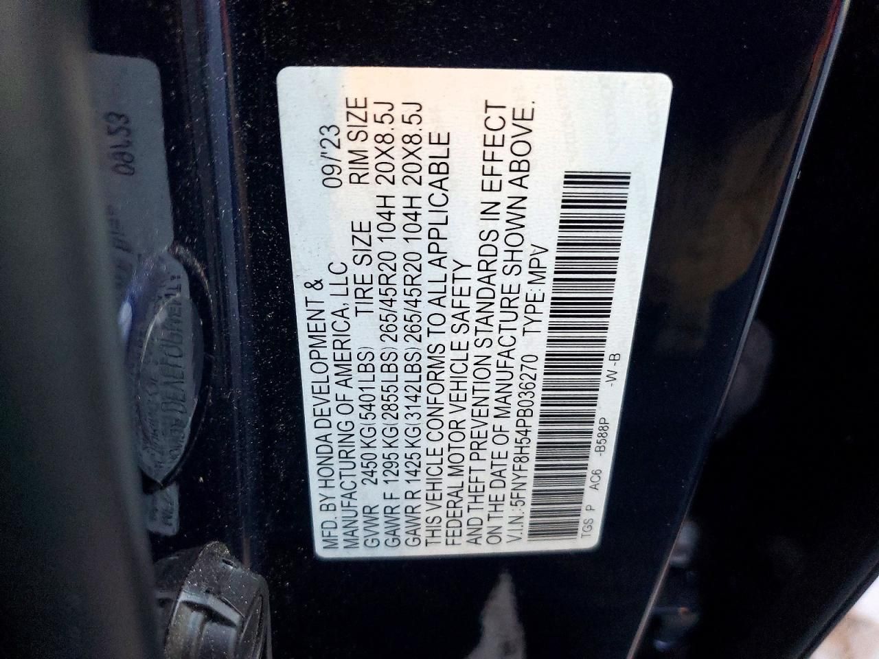 2023 Honda Passport exl