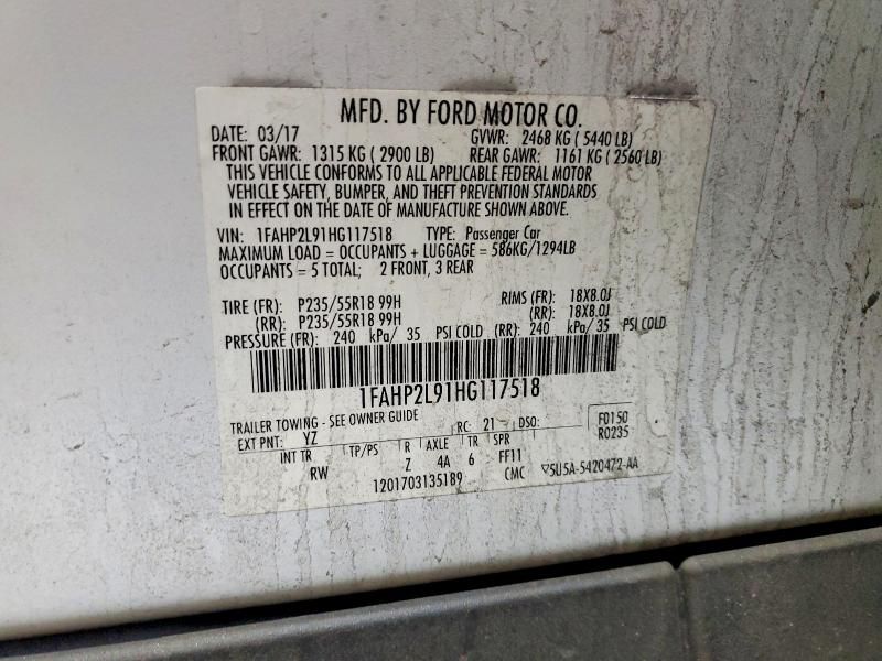 2017 Ford Taurus Police Interceptor