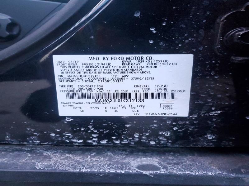 2020 Ford Ecosport ses