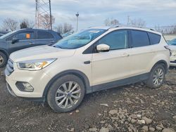 Ford salvage cars for sale: 2017 Ford Escape Titanium