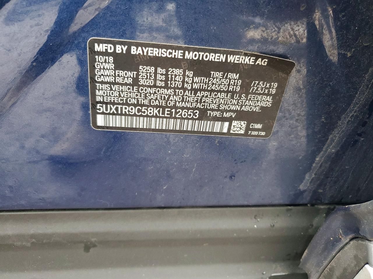 2019 BMW X3 Xdrive30i