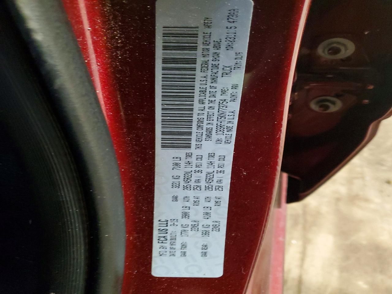 2019 Dodge Ram 1500 Limited