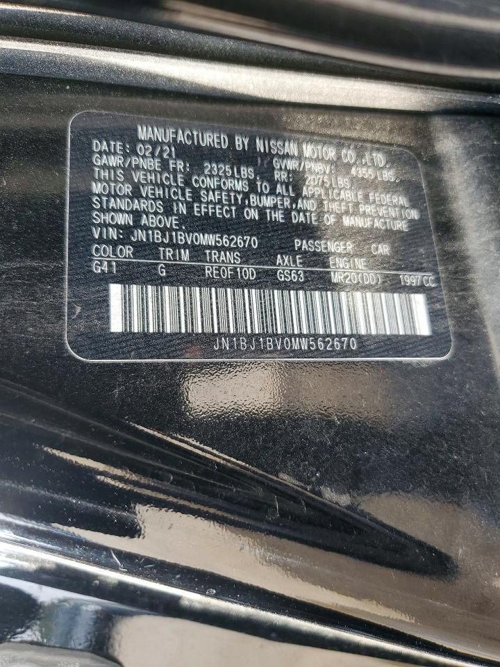 2021 Nissan Rogue Sport sv