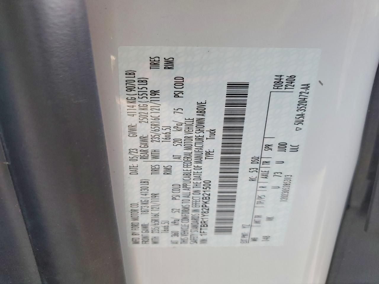 2023 Ford Transit T-250