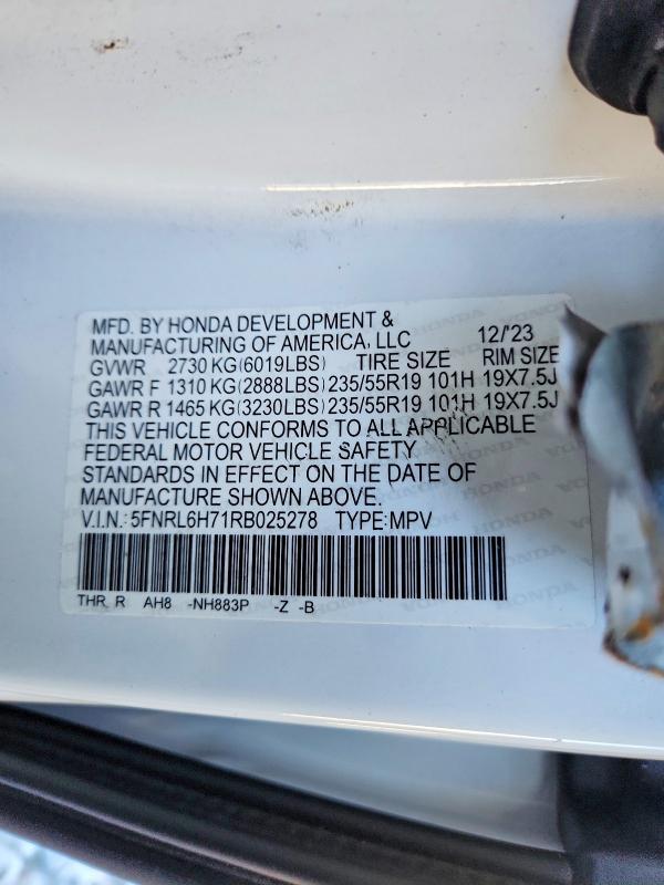 2024 Honda Odyssey Sport