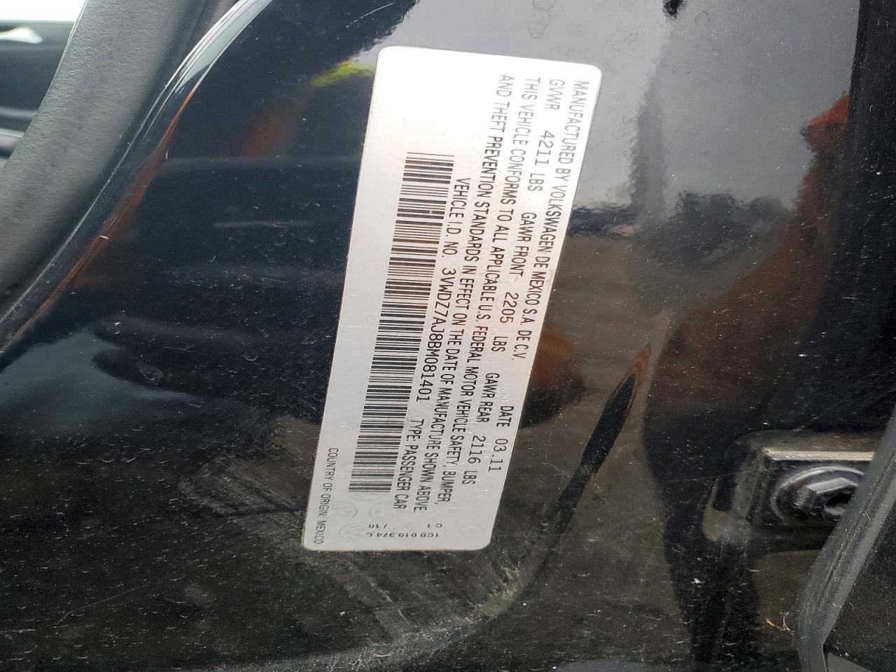 2011 Volkswagen Jetta se