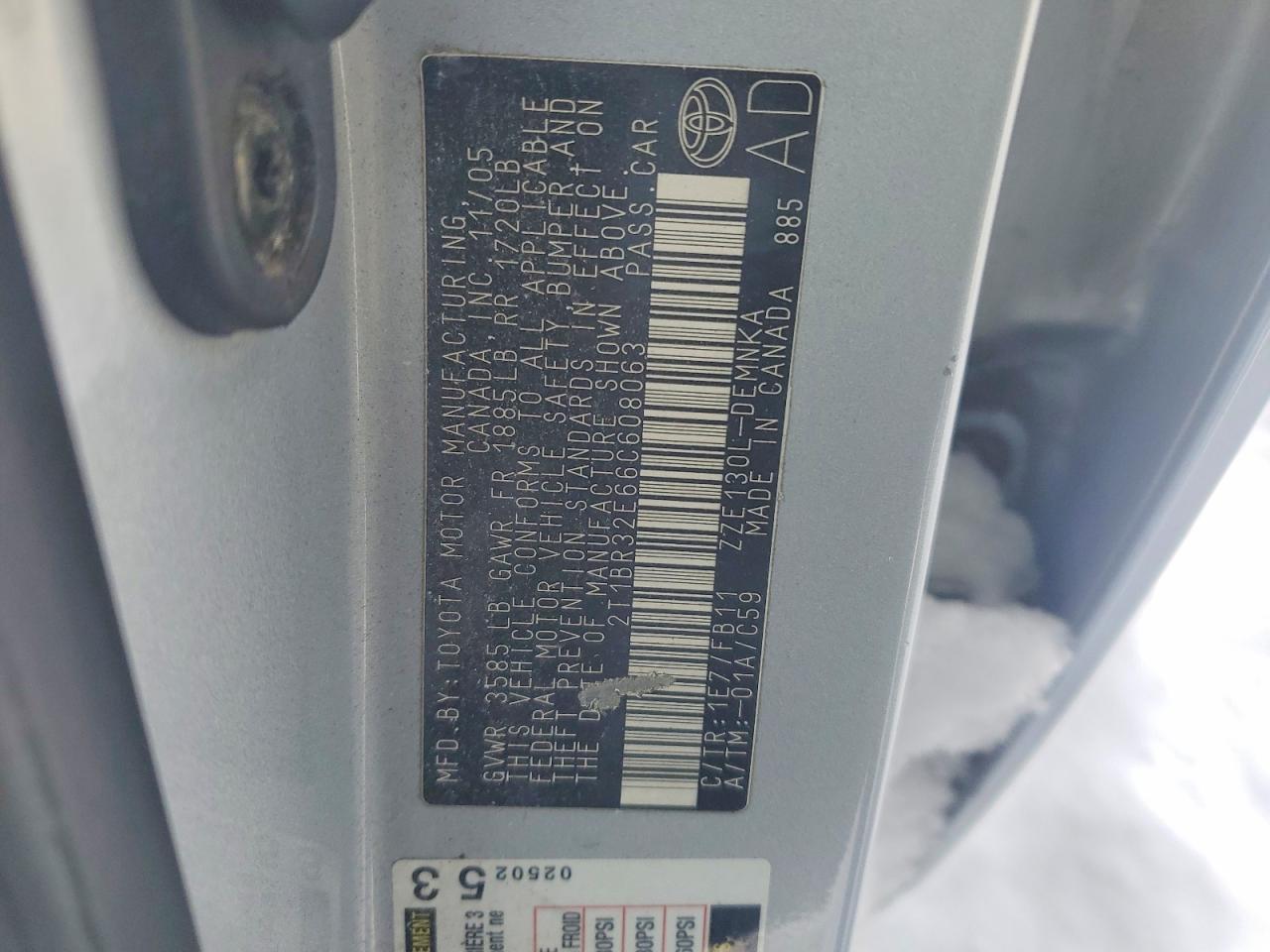 2006 Toyota Corolla ce