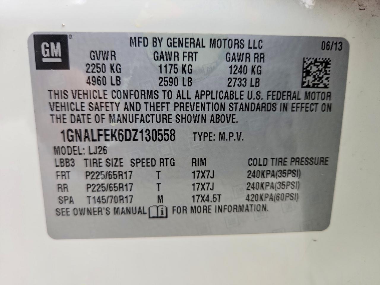 2013 Chevrolet Equinox ltz