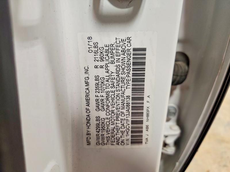 2018 Honda Accord lx