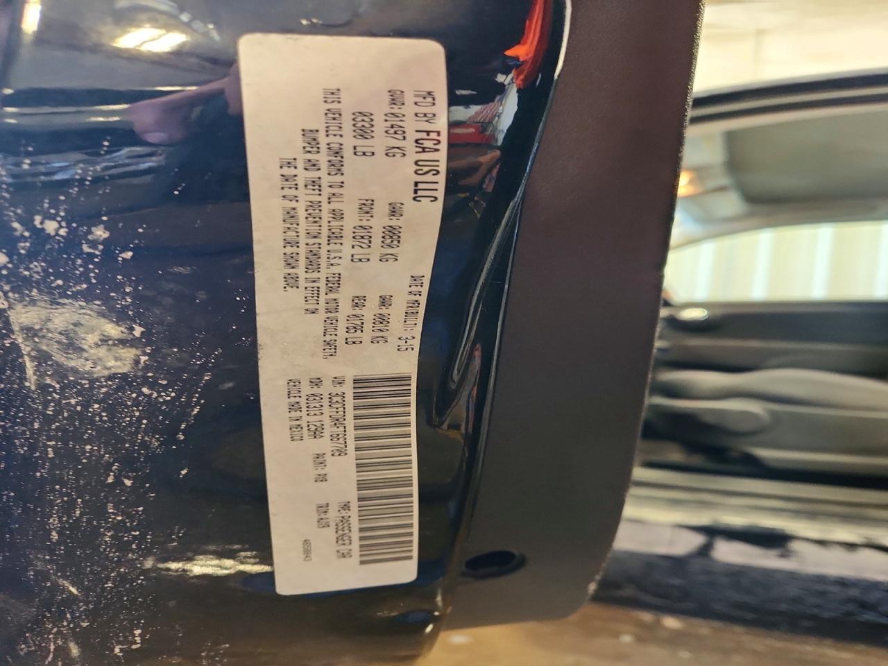 2015 Fiat 500 pop