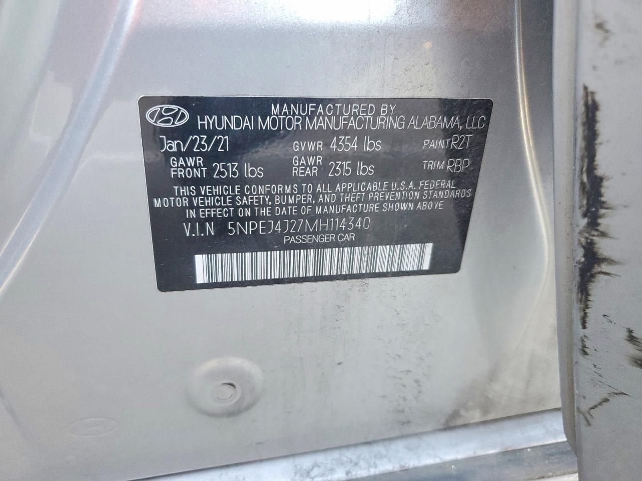 2021 Hyundai Sonata sel Plus