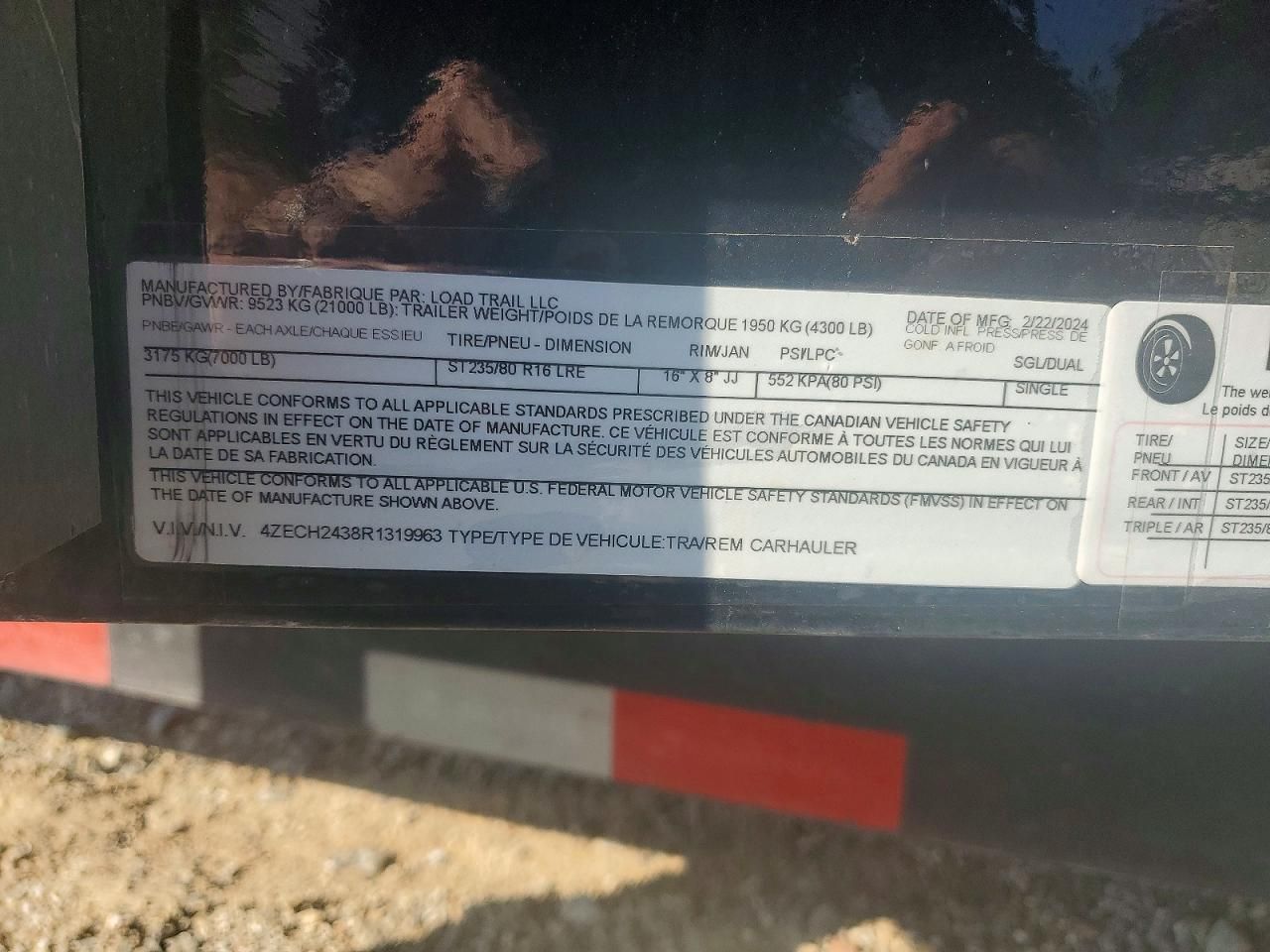 2024 Load Trail Equipment Trailer