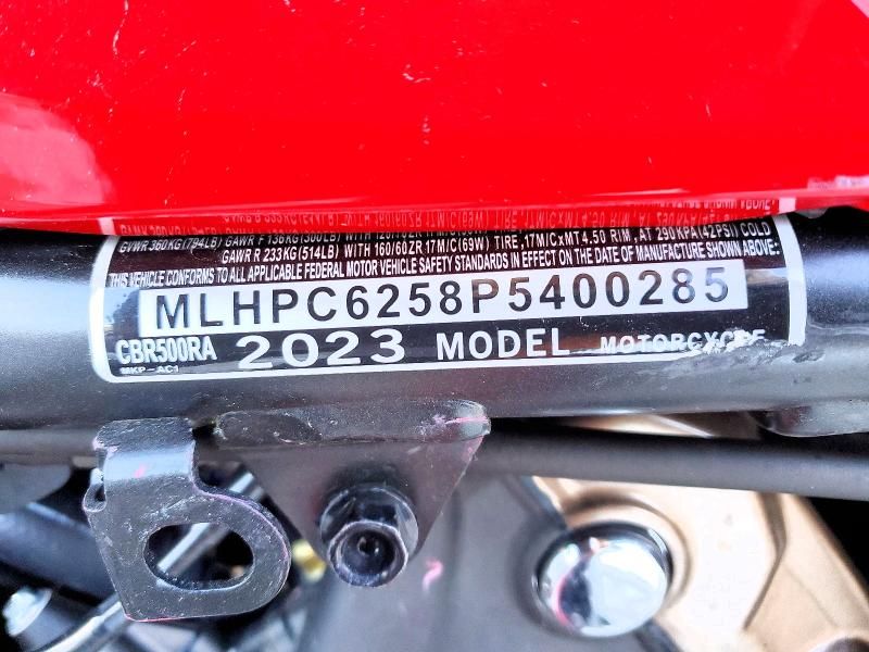 2023 Honda CBR500 RA