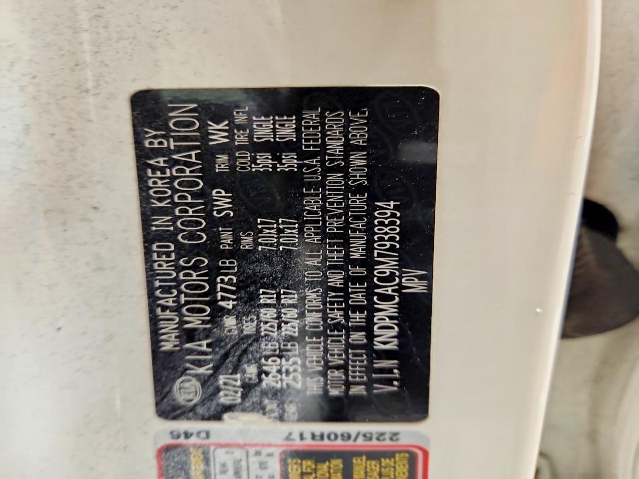 2021 KIA Sportage lx