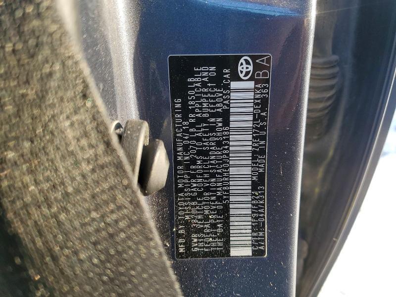 2018 Toyota Corolla l